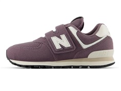 New Balance 574 sneaker dark ice wine/sea salt  